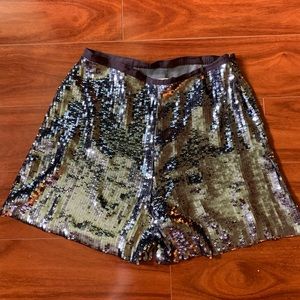 Reíss sequin shorts